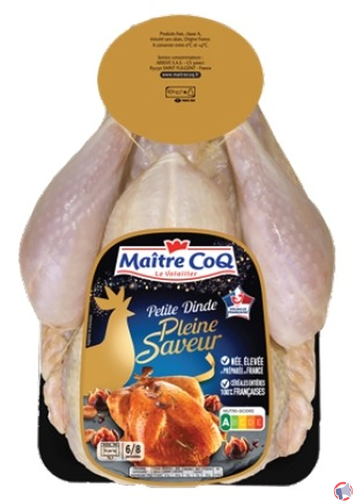 Rappel de produit : Petite Dinde de la marque Maître Coq