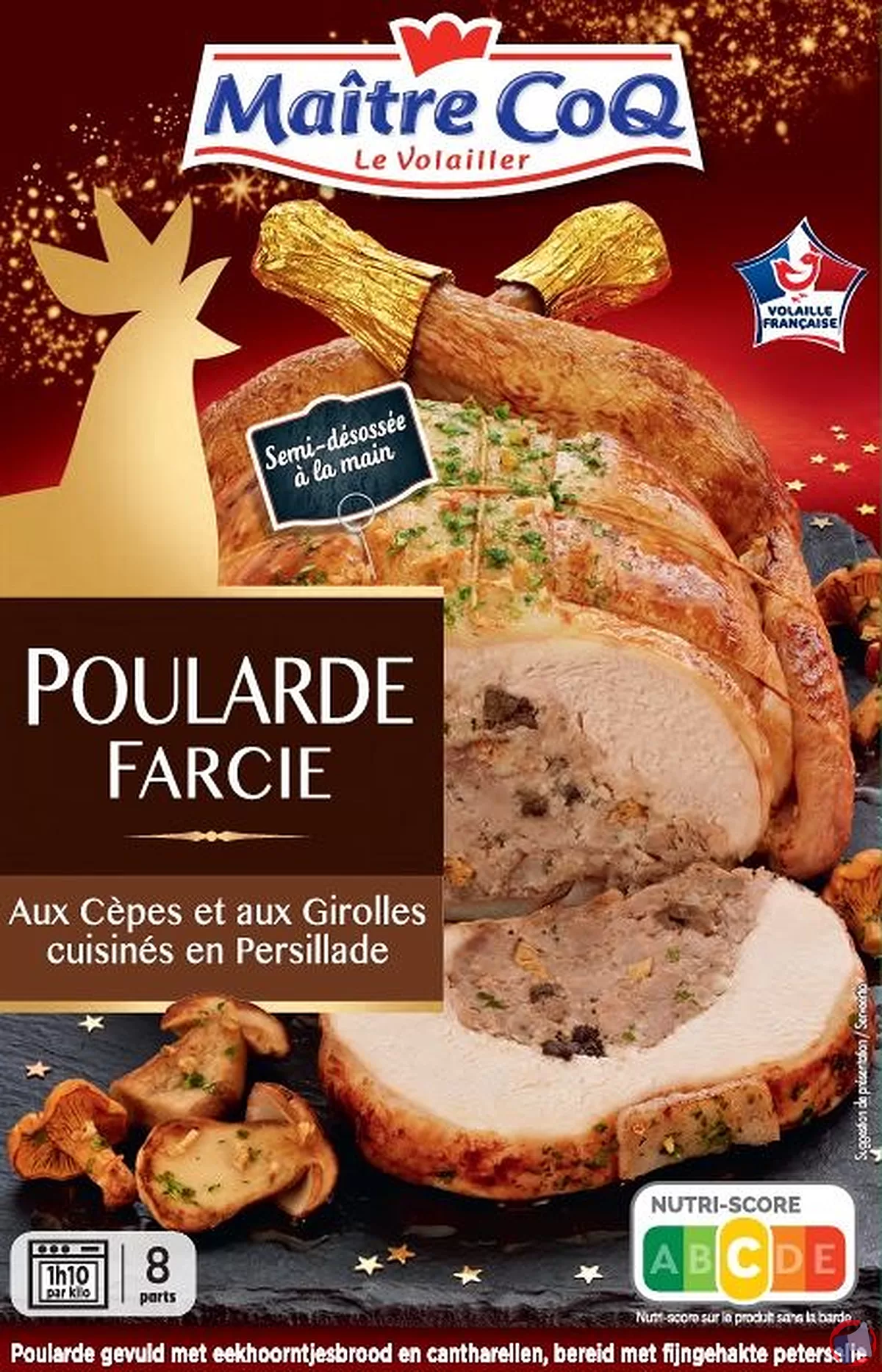 Rappel de produit : Poularde farcie aux cèpes et aux girolles de la marque Maître Coq
