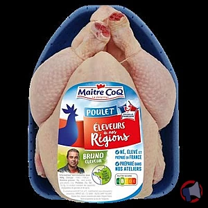 Rappel produit POULET BLANC ELEVEURS DE NOS REGIONS MAITRE COQ MAITRE COQ