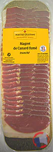 Rappel produit MAGRET DE CANARD FUME TRANCHE MAITRES OCCITANS