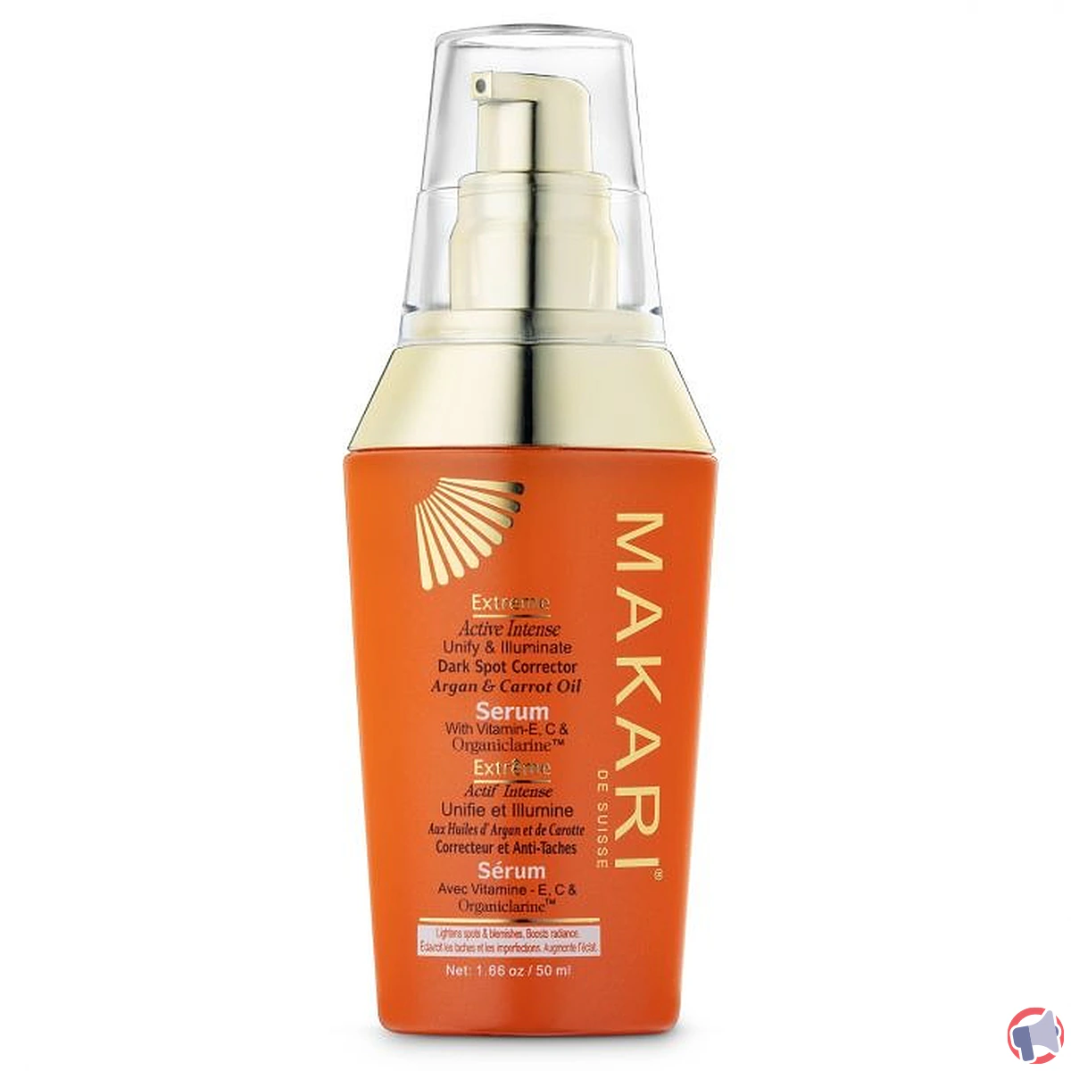 Rappel de produit : le sérum Extreme aux huiles d'Argan et Carotte de Makari de Suisse
