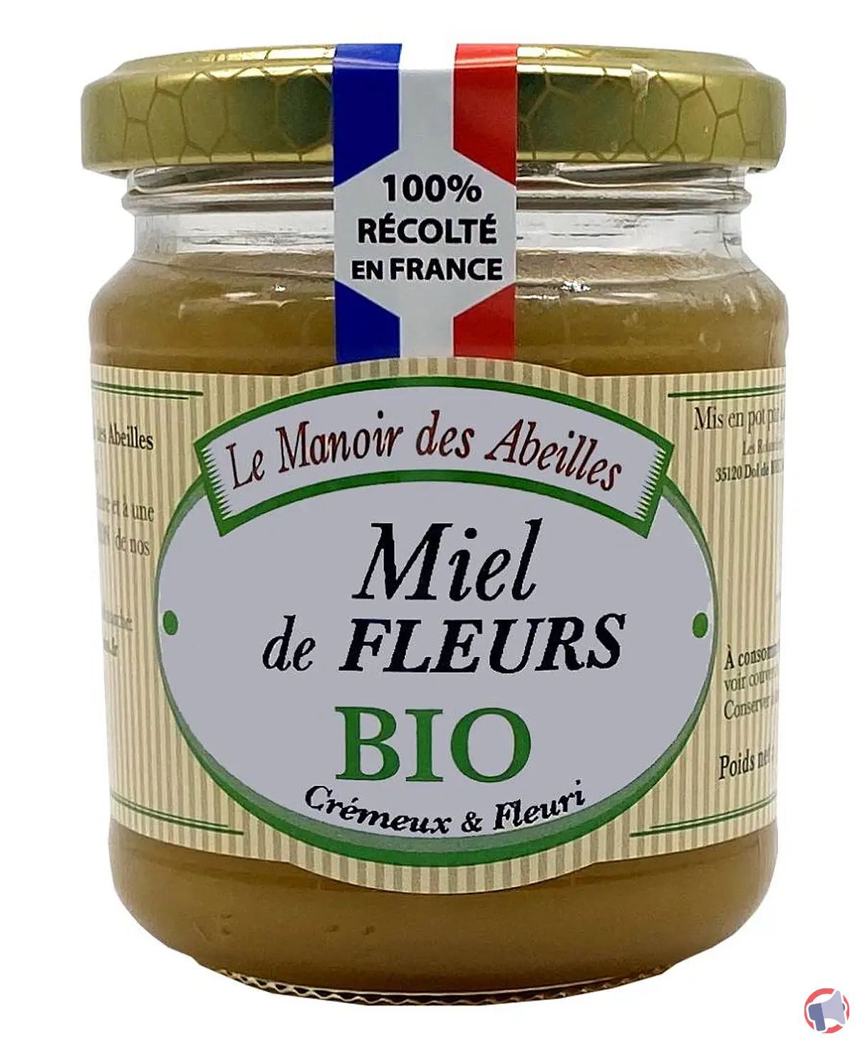 Manoir abeilles : rappel du miel fleurs bio en france