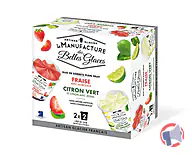 Rappel produit Coffret Duo Sorbets 4 x 120 ml / 4 x 78g La Manufacture des Belles Glaces