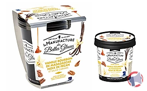 Rappel produit Crème glacée Vanille & Noix de pécan La Manufacture des Belles Glaces