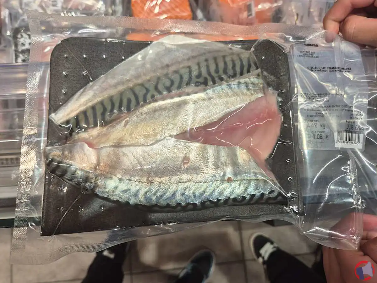 Rappel de filets de maquereaux Marée LS pré-emballé : attention à l'histamine