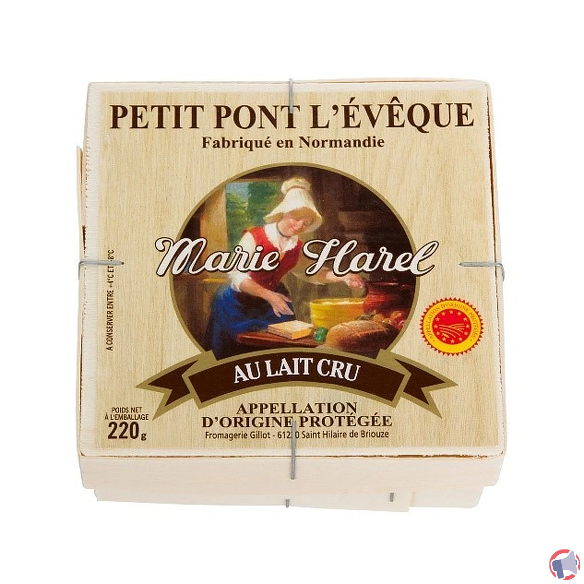 Rappel produit : Petit Pont L'Evêque Marie Harel pour présence de staphylocoques