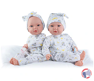 Rappel produit Poupon Alina en pyjama - modèle garçon et modèle fille - avec pleurs Marina & Pau