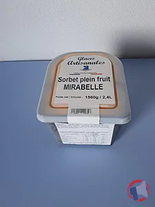 Rappel produit sorbet Marque Blanche (ERHARD)