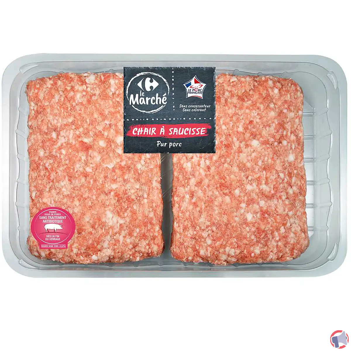 Rappel de produits de saucisserie de la marque Carrefour pour risque de présence de corps étrangers