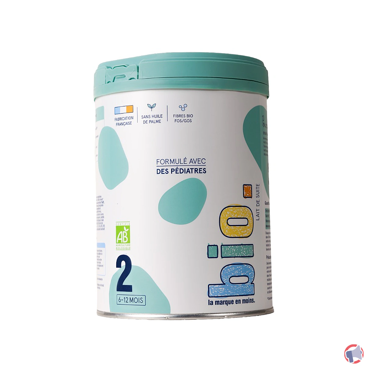 Rappel du produit marque moins bio : âge 2-6-12 mois, 800g