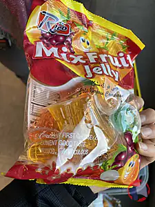 Rappel produit MIX FRUIT JELLY CUP marque RICO