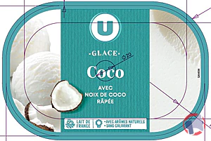 Rappel produit Bac glace noix de coco U MARQUE U