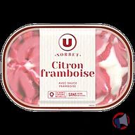 Rappel produit Bac sorbet citron framboise U MARQUE U