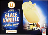 Rappel produit Bâtonnets envie vanille chocolat blanc U MARQUE U (photo numéro 1)