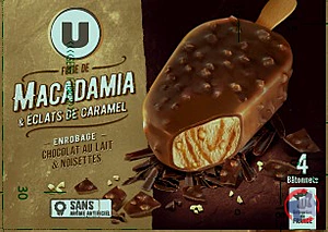 Rappel produit Bâtonnets folie de macadamia U MARQUE U