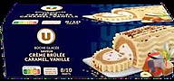 Rappel produit Bûche glacée saveur crème brulée caramel vanille U MARQUE U (photo numéro 1)