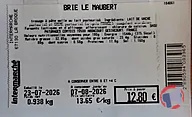 Rappel produit BRIE MAUBERT MAUBERT (photo numéro 1)