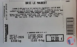 Rappel produit BRIE MAUBERT MAUBERT
