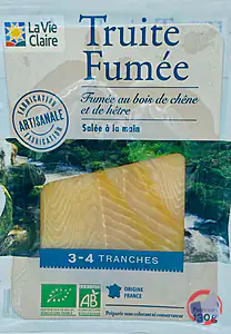 Rappel produit Truite fumée biologique MDD La Vie Claire