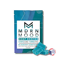 Rappel produit Hemp Derived 50mg CBD 10mg THC BLUEBERRY LEMONADE FULL SPECTRUM PREMIUM GUMMIES MDRN MOOD (photo numéro 2)