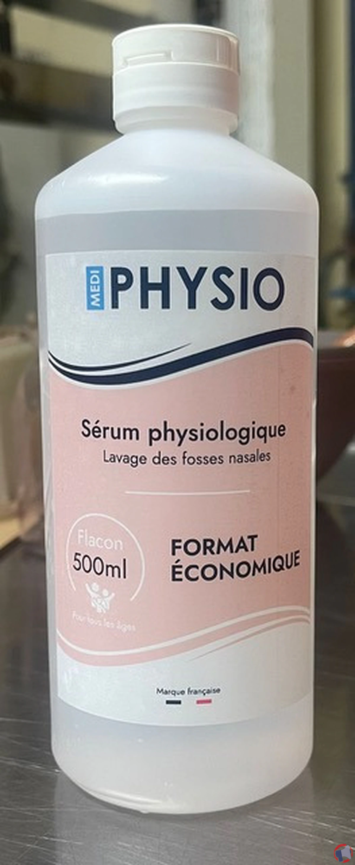 Rappel produit : sérum physiologique 500 ml MEDIPHYSIO potentiellement dangereux