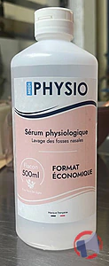 Rappel produit Sérum physiologique 500 ml MEDIPHYSIO MEDIPHYSIO