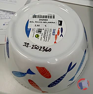 Rappel produit LA MEDITERRANEA PLAT EN MELAMINE ET BOL EN MELAMINE