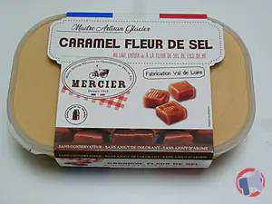 Rappel produit Glace caramel fleur de sel MERCIER