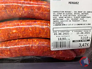 Rappel produit Merguez