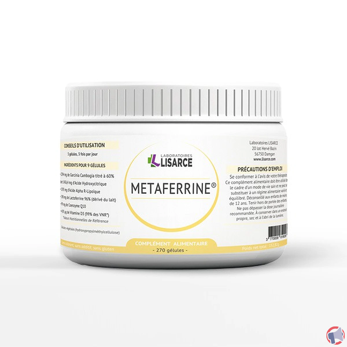 Rappel de compléments alimentaires Metaferrine : risque lié au garcinia cambogia