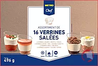 Rappel produit ASSORTIMENT DE 16 VERRINES SALEES METRO Chef (photo numéro 1)