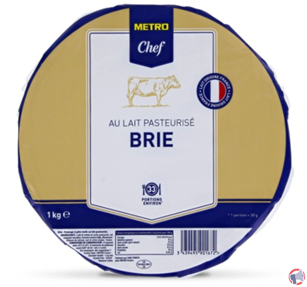 Rappel produit : brie 1 kg metro chef, que faut-il faire ?
