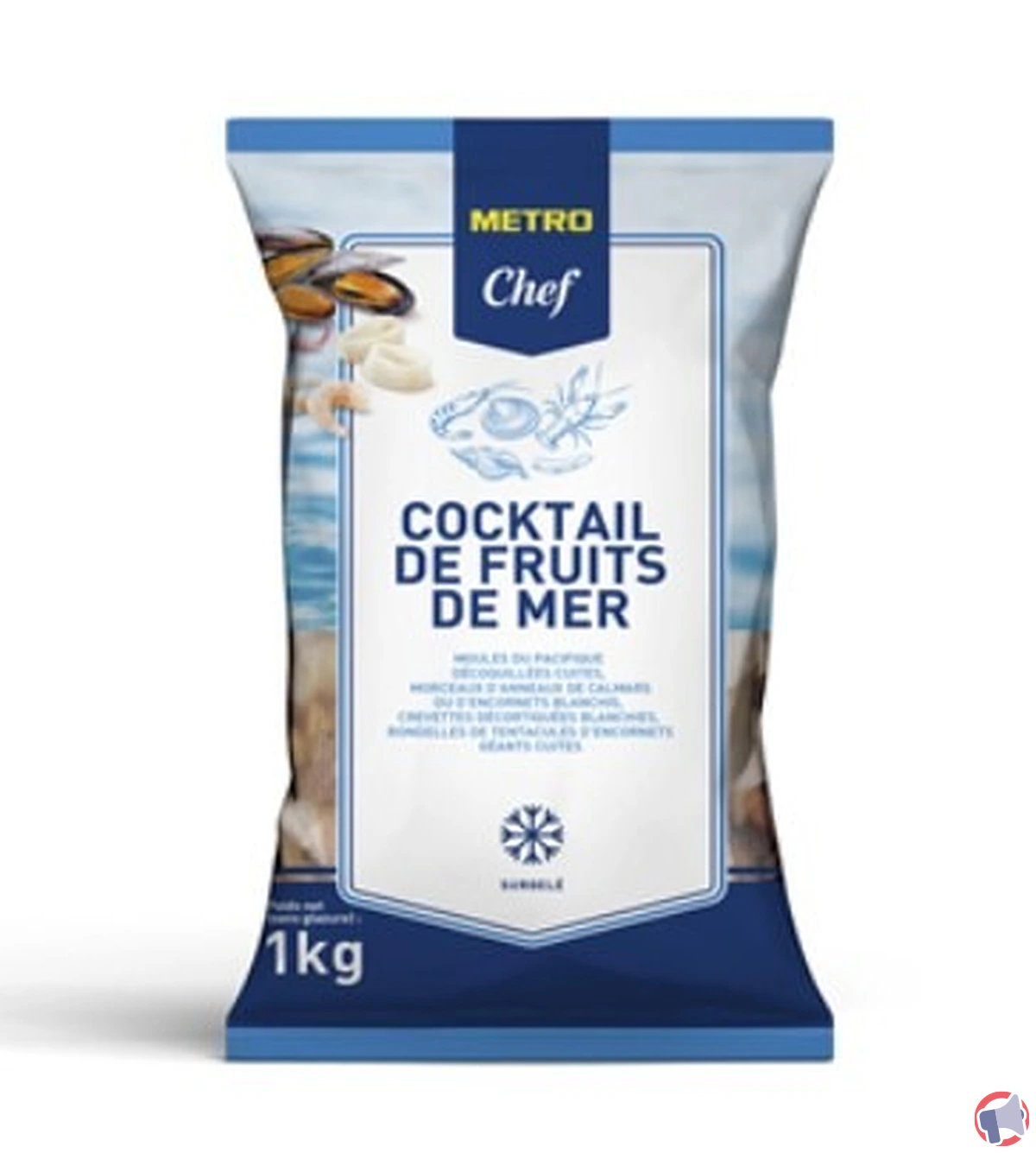 Rappel du cocktail fruits de mer metro chef (1 kg) : que faire en cas d’achat ?