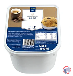 Rappel produit Crème glacée café 2,5 L L METRO CHEF