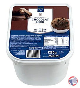 Rappel produit CRÈME GLACÉE CHOCOLAT NOIR 2,5 L METRO CHEF METRO CHEF