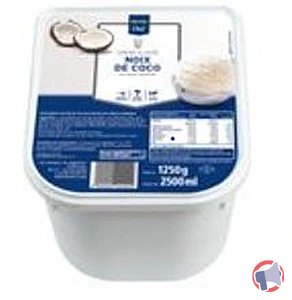 Rappel produit Crème glacée noix de coco 2.5 L METRO Chef
