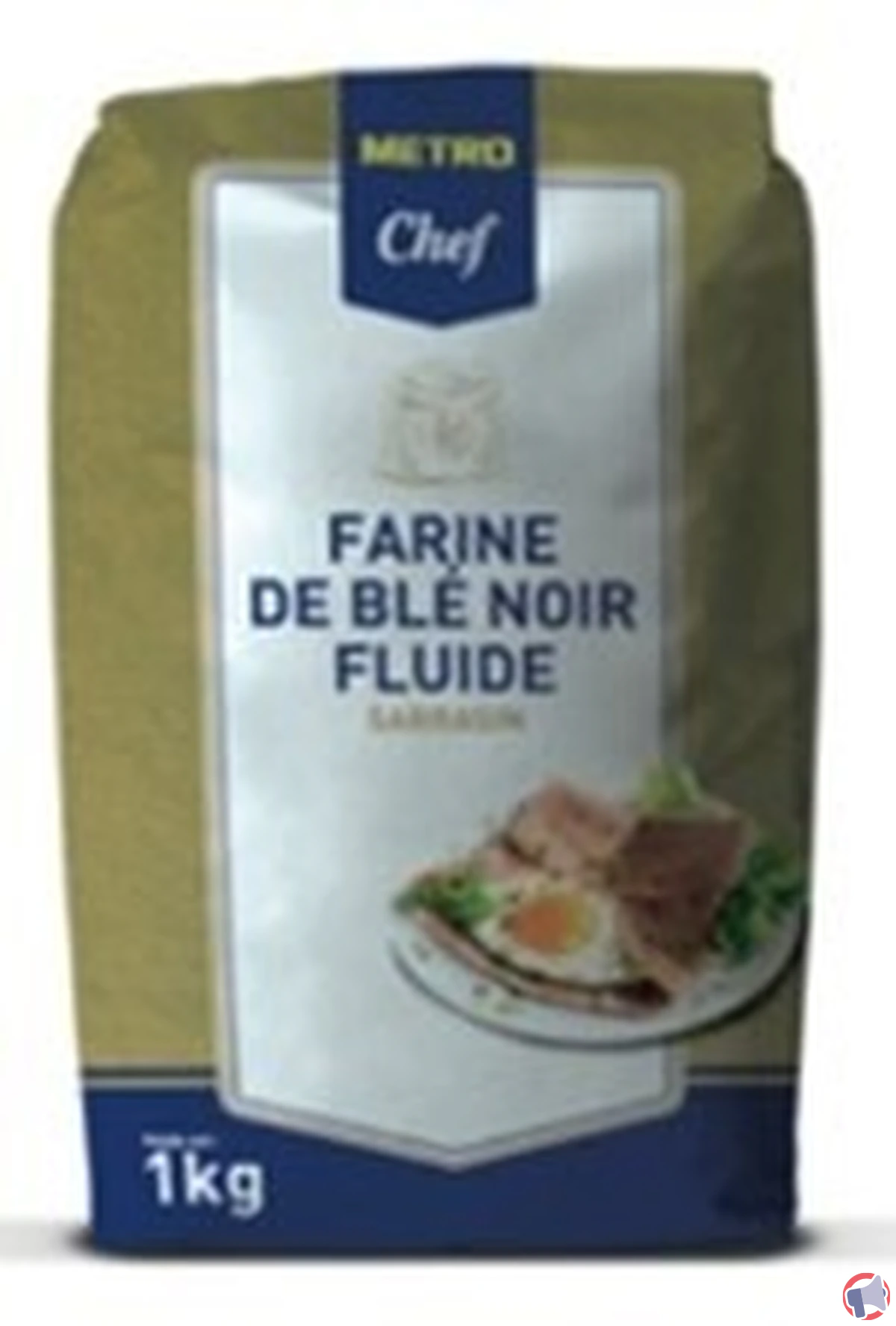 Rappel de produit : farine de blé noir Metro Chef contaminée par Escherichia coli