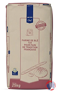 Rappel produit FARINE DE BLE T65 25KG METRO CHEF