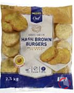Rappel produit POTATO BURGER 2,5KG (Hash Brown Burgers) METRO CHEF METRO CHEF