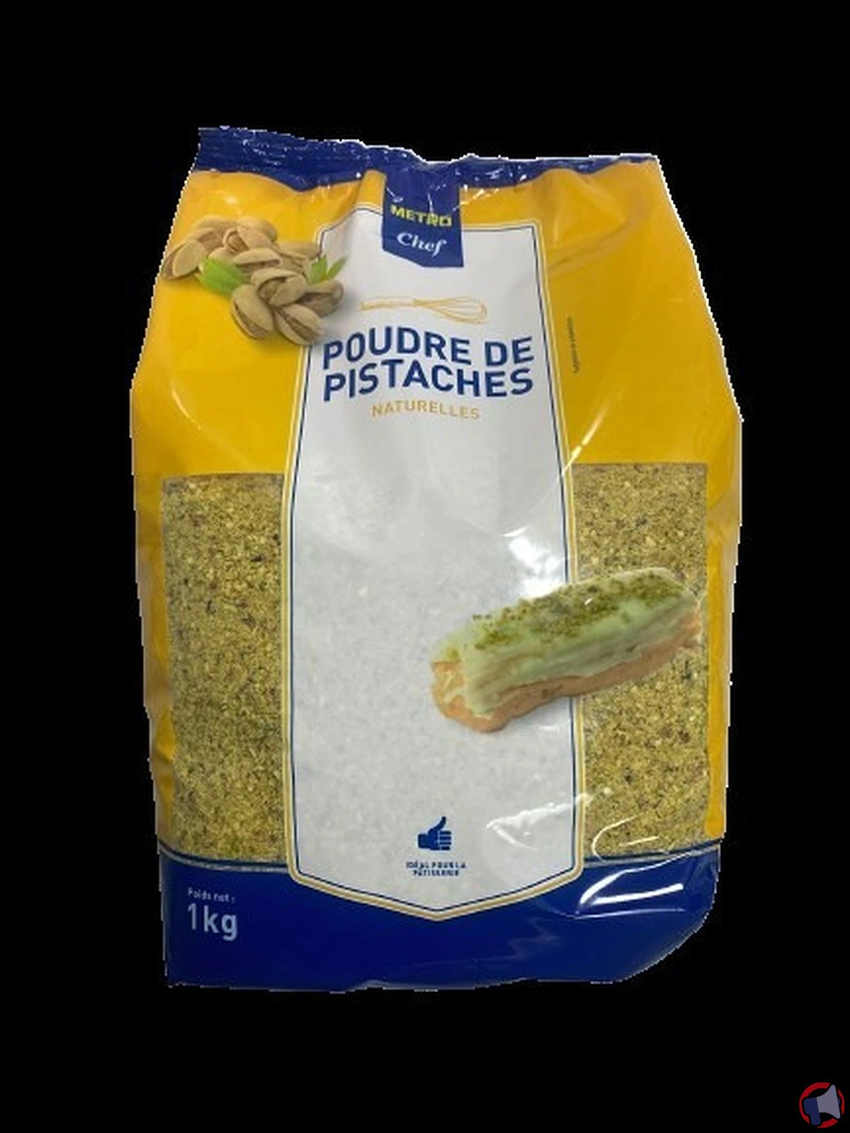Rappel de produit : Poudre de pistache naturelle 1kg de la marque Metro Chef