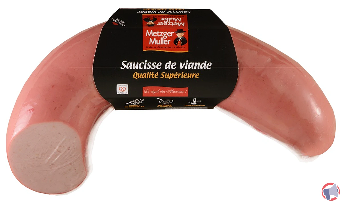 Rappel de saucisses de viande Metzger-Muller en raison de la présence de Listeria