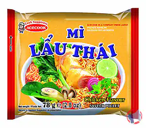 Rappel produit Soupe de nouilles instantanées MI LAU MI LAU