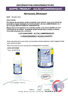 Rappel produit ALCALI AMMONIAQUE 1L MIEUXA (photo numéro 2)