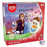 Rappel produit Glace parfum vanille, et glace parfum vanille colorée en bleu, glace au cacao aromatisée et glace parfum caramel. MIKO