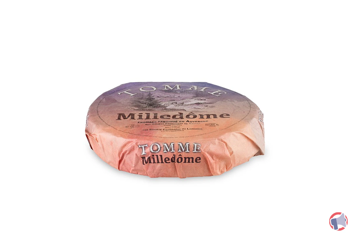 Rappel produit : tome grise de Milledôme pour risque de listériose