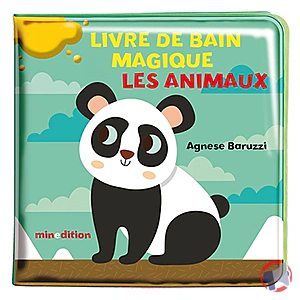 Rappel produit Mon livre de bain magique - animaux minedition