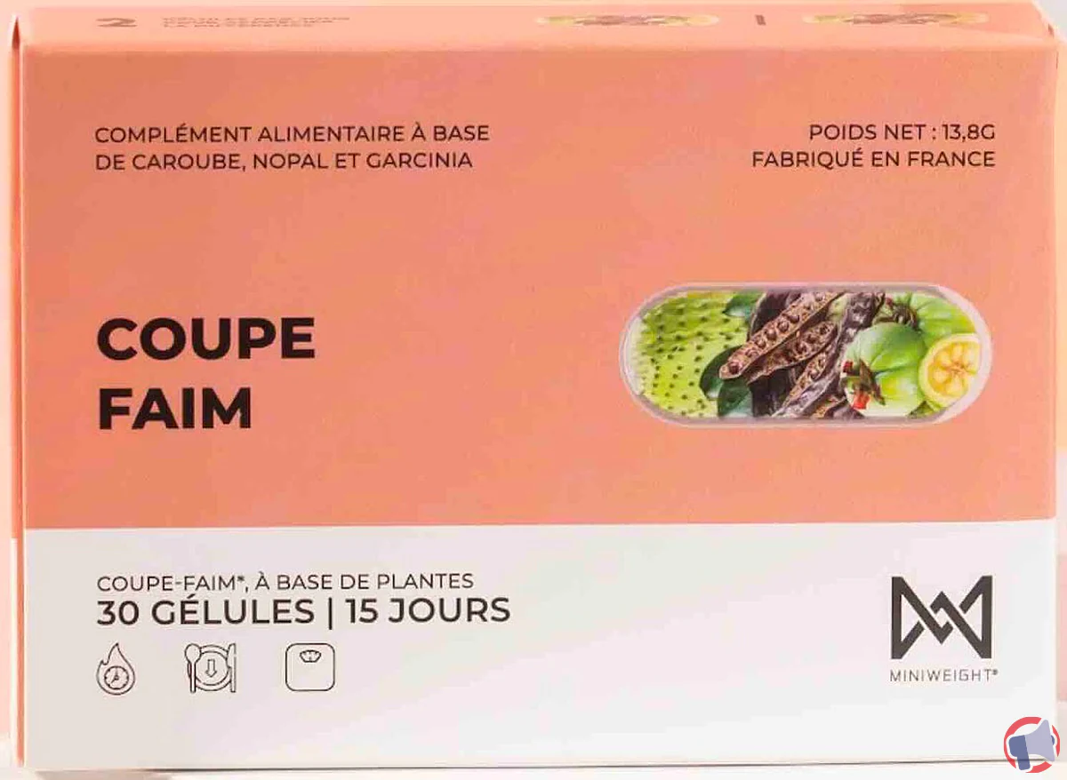Rappel produit : coupe-faim Miniweight en raison de la présence de substance interdite