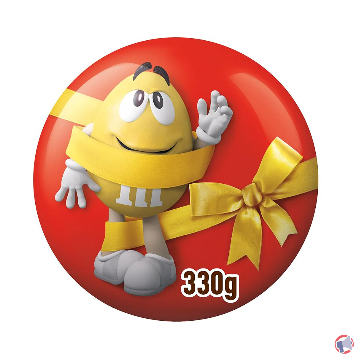 Rappel produit : boîte métallique M&Ms cacahuète 330g Noël