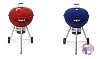 Rappel produit BARBECUE CHARBON HERACLES ROUGE / BLEU MODE DE VIE (photo numéro 1)