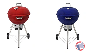 Rappel produit BARBECUE CHARBON HERACLES ROUGE / BLEU MODE DE VIE
